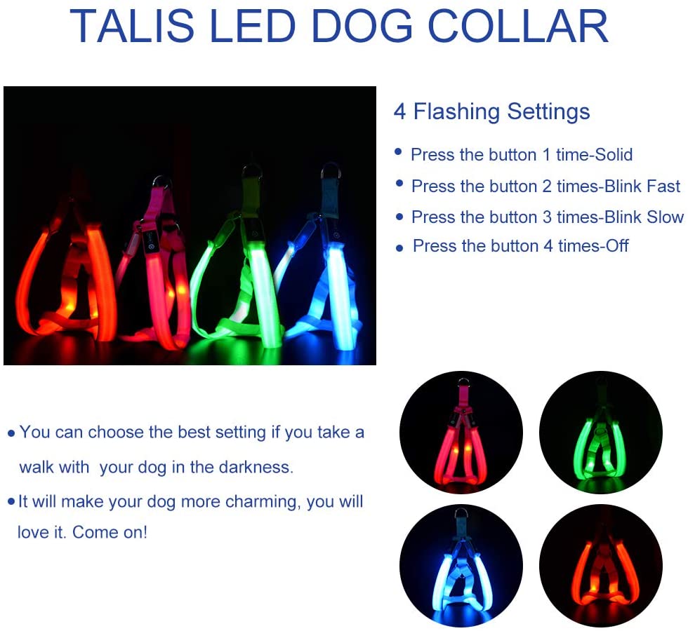 Arnés LED para Mascotas