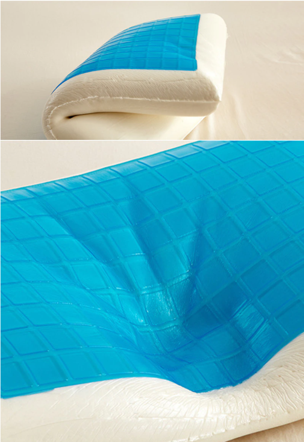 Almohada para Piernas Ortopédica con gel refrescante memory